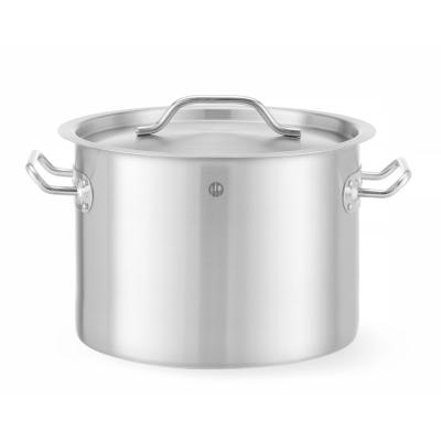 Střední hrnec s poklicí, HENDI, Budget Line, 9L, ⌀250x(H)180mm | 832820